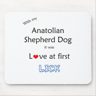 Anatolian Shepherd Dog Lick Design Mouse Pad