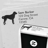 Anatolian Shepherd Dog Silhouette Return Address