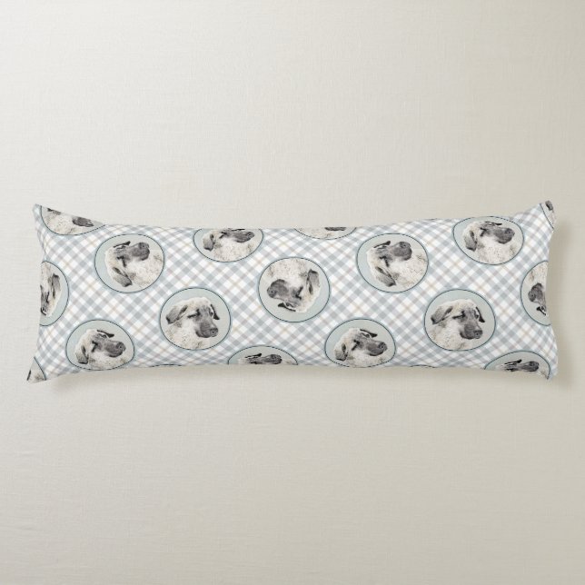 Anatolian Shepherd Fawn Painting Original Dog Art Body Pillow (Front)