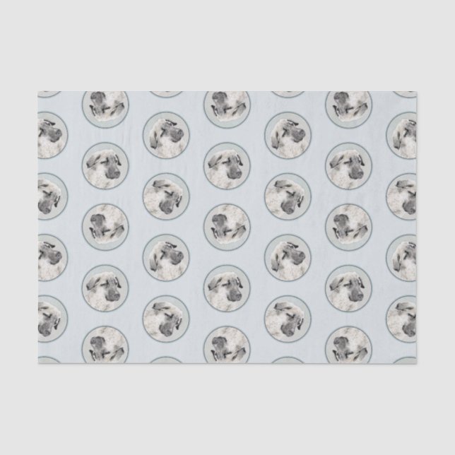 Anatolian Shepherd Fawn Painting Original Dog Art Tissue Paper (Front)