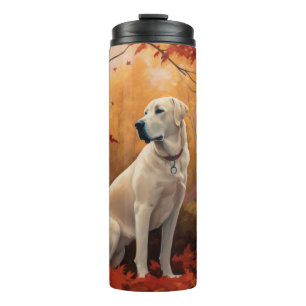 Anatolian Shepherd  in Autumn Leaves Fall Inspire Thermal Tumbler