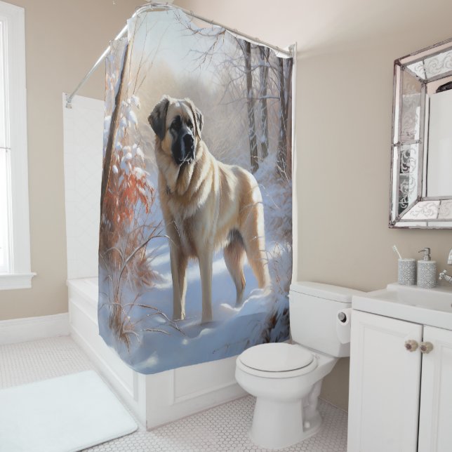 Anatolian Shepherd Let It Snow Christmas  (In Situ)