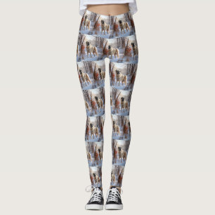 Anatolian Shepherd Let It Snow Christmas  Leggings