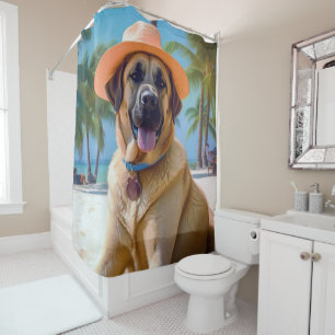Anatolian Shepherd on Beach, dog lover summer gift