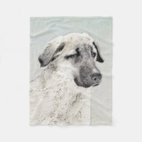 Anatolian Shepherd Painting - Original Dog Art