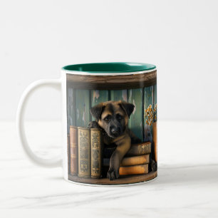 Anatolian Shepherd Puppy- Accent Coloured Mug