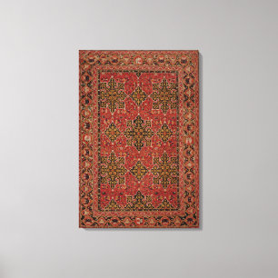 Anatolian Star Ushak carpet, 1585 Canvas Print