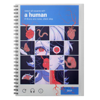 Anatomical CAPTCHA: "I'm Not a Succubus" Notebook