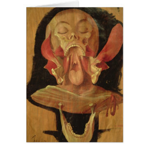 Anatomical drawing of the head