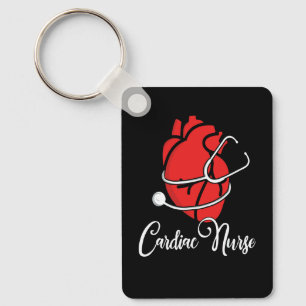Anatomical Heart Cardiac Nurse Parts Of Heart Card Keychain
