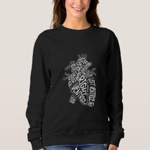 Anatomical Heart Cardiologist Anatomy Cardiology H Sweatshirt