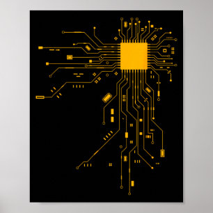 Anatomical Heart Cpu Processor Computer Science Pr Poster