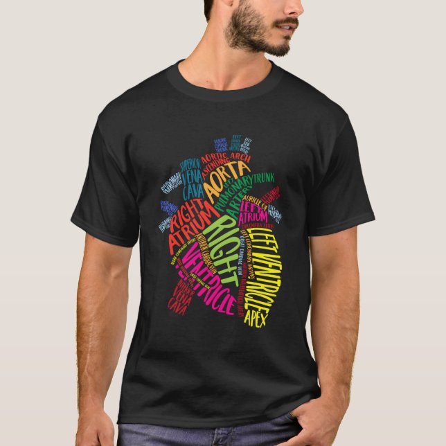 Anatomical Heart Doctor Of Cardiology Shirt (Front)