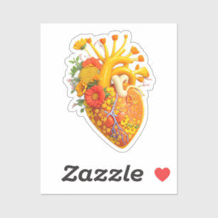 Anatomical heart flowers