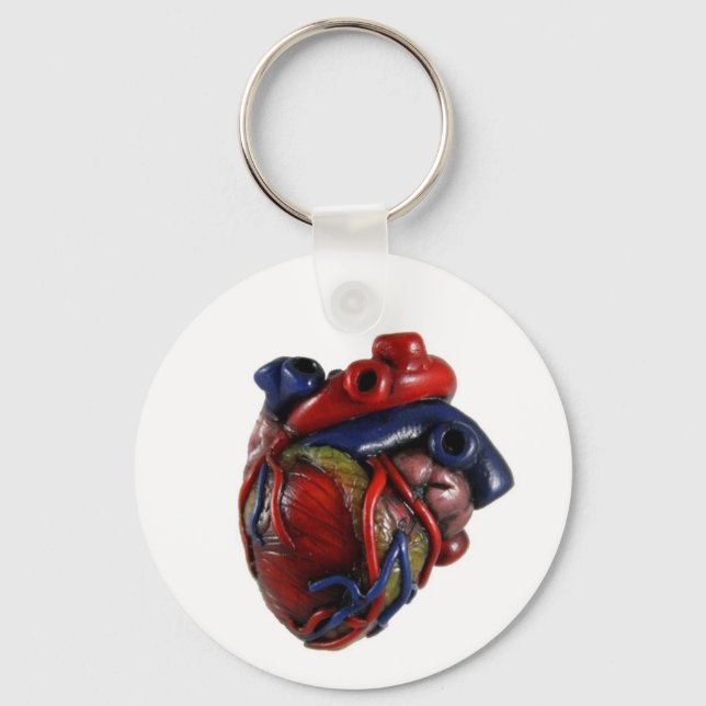 Anatomical Heart Keychain (Front)