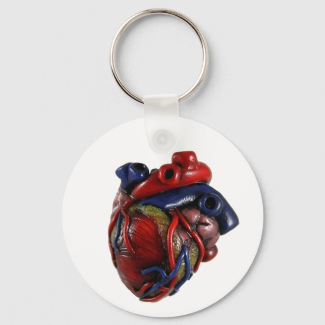 Anatomical Heart Keychain (Front)