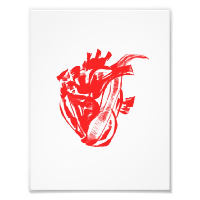 Anatomical Heart Print (Front)
