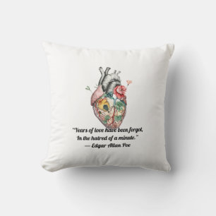 Anatomical Heart Throw Pillow
