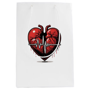 Anatomical Heart with Battle of Life Medium Gift Bag