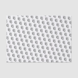 Anatomical Hearts Horror Gift Wrap Tissue Paper