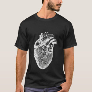 Anatomical Human Heart Illustration Cardiologist V T-Shirt