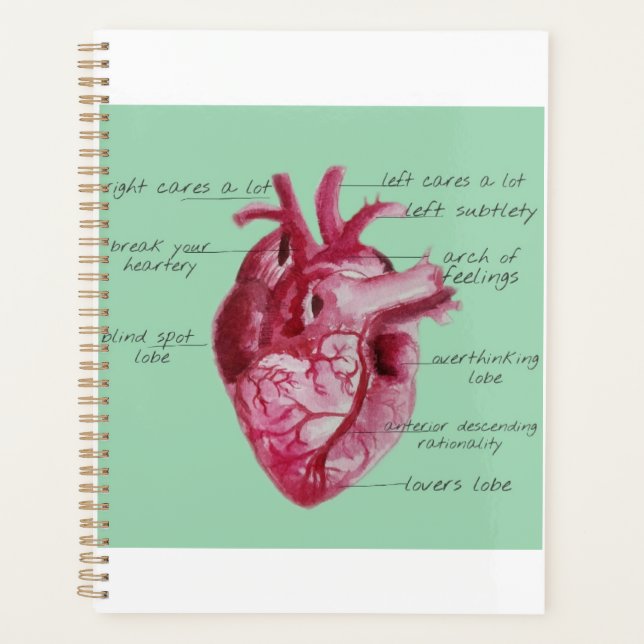 Anatomie du coeur (Devant)
