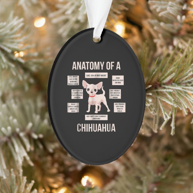 Anatomie D'Un Don De Chihuahua Funny Puppy (Arbre)