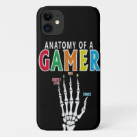 Anatomie D'Un Gamer Skeleton Main Funny Coque