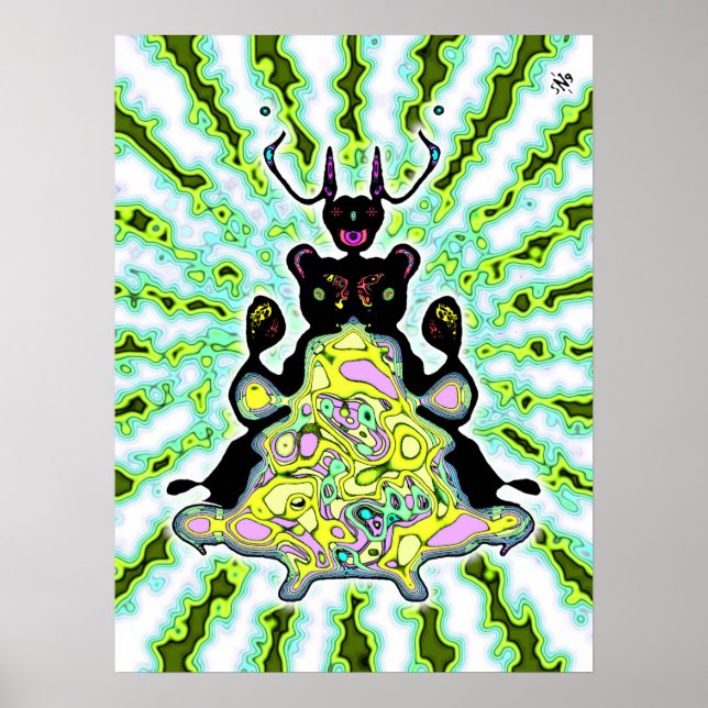 Anatomie secrète d'une affiche de hamster spatial  (Devant)