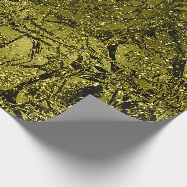 Anatomy Body Nature Cell Mint Mustard Chartreuse Wrapping Paper (Corner)