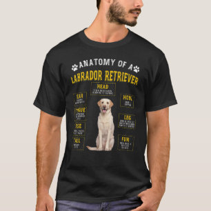Anatomy Labrador Retriever For Women Men T-Shirt