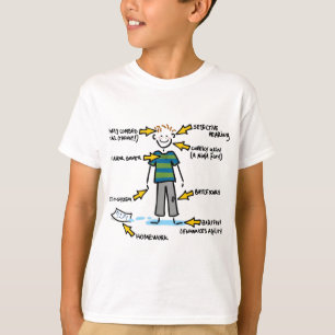 Anatomy of a 10 year old BOY T-Shirt