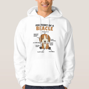 Anatomy Of A Beagle Cute Dogs Puppy Hoodie