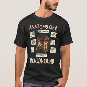Anatomy Of A Bloodhound  Puppy T-Shirt