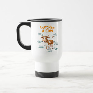 Anatomy of a Cow Mug Funny Doctor Day