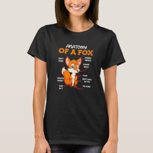 Anatomy of a fox children T-Shirt