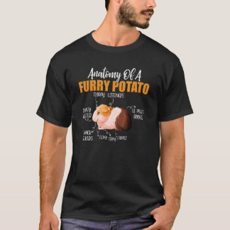 Anatomy Of A Furry Potato Guinea Pig Pet Owner T-Shirt
