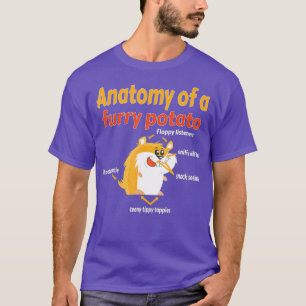 Anatomy of a furry potato kid size T-Shirt