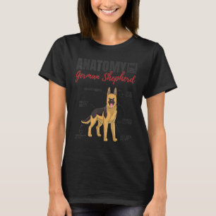 Anatomy Of A German Shepherd Dog T-Shirt