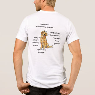 Anatomy of a Golden Retriever - Funny Dog Mom/Dad  Tri-Blend Shirt