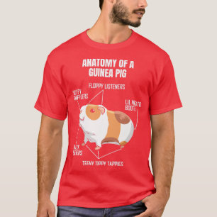 Anatomy of a Guinea Pig  Funny Guinea Pig  T-Shirt