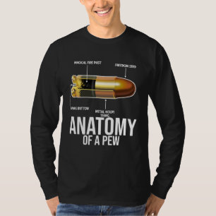 Anatomy Of A Pew Security and Protect Present T-Shirt