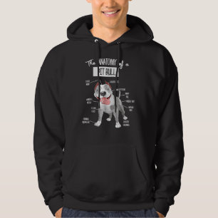 Anatomy Of A Pitbull Dog Lover Hoodie