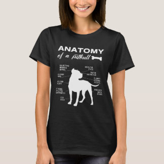 Anatomy Of a Pitbull Dog Lover Pit Bull Owner funn T-Shirt
