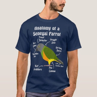 Anatomy of a Senegal Parrot T-Shirt