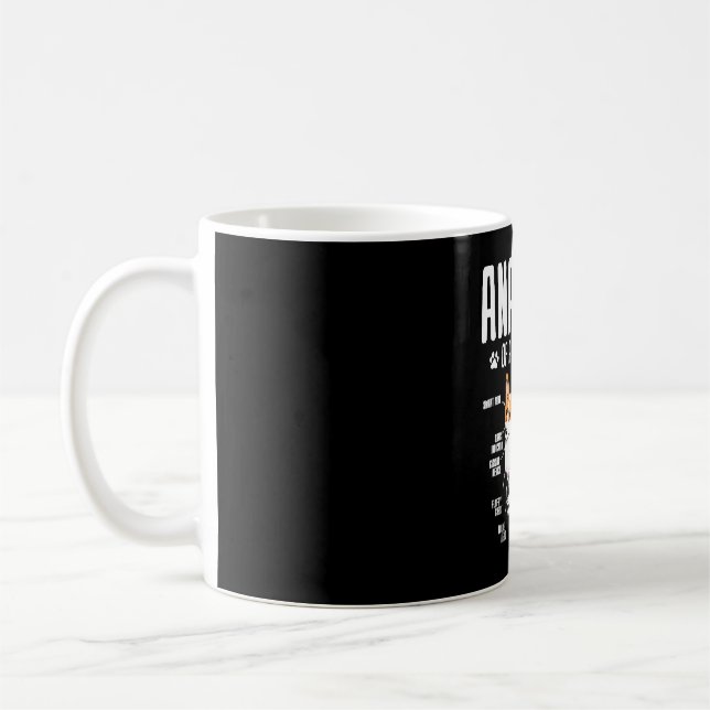 Anatomy Of A Welsh Corgi Coffee Mug (Left)