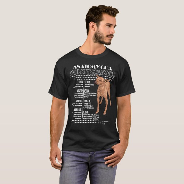 Anatomy Of a Xolo T-Shirt (Front Full)