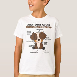 Anatomy Of An Australian Shepherd Sweet Dogs T-Shirt