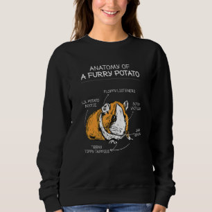 Anatomy Of Furry Potato Laboratory Pet Guinea Pig Sweatshirt