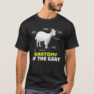 Anatomy Of Goat Goats Lover Funny Gift T Shirt